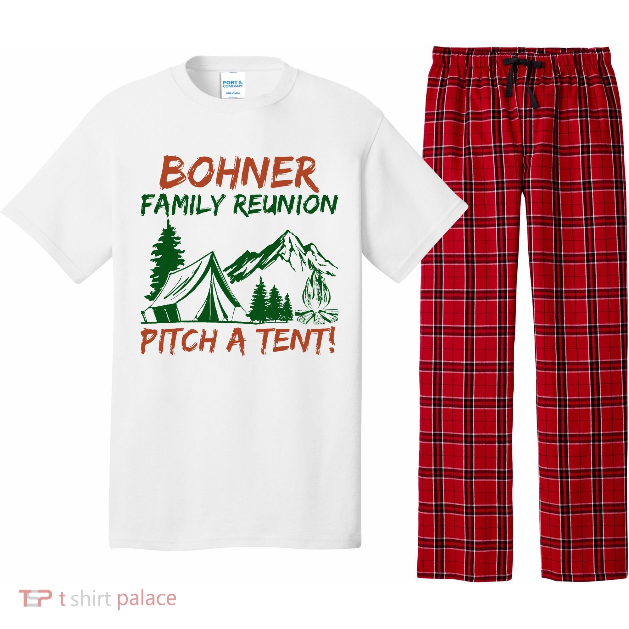 Bohner Family Reunion Pitch A Tent Pajama Set