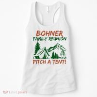 Bohner Family Reunion Pitch A Tent Women's Tank Top thumb 0