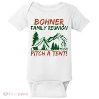 Bohner Family Reunion Pitch A Tent Baby Bodysuit thumb 0