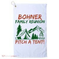 Bohner Family Reunion Pitch A Tent Golf Towel thumb 0