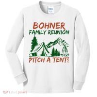 Bohner Family Reunion Pitch A Tent Kids Long Sleeve Shirt thumb 0