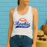 Baseball Funny Retro Rookie Of The Year Women's Tank Top thumb 2