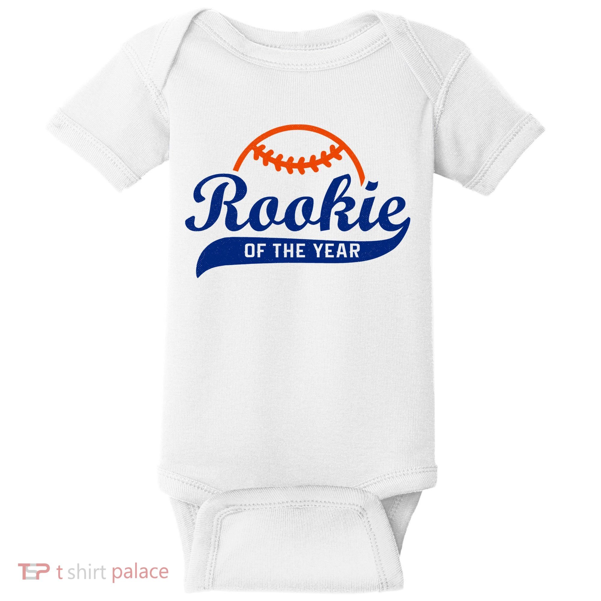 Baseball Funny Retro Rookie Of The Year Baby Bodysuit