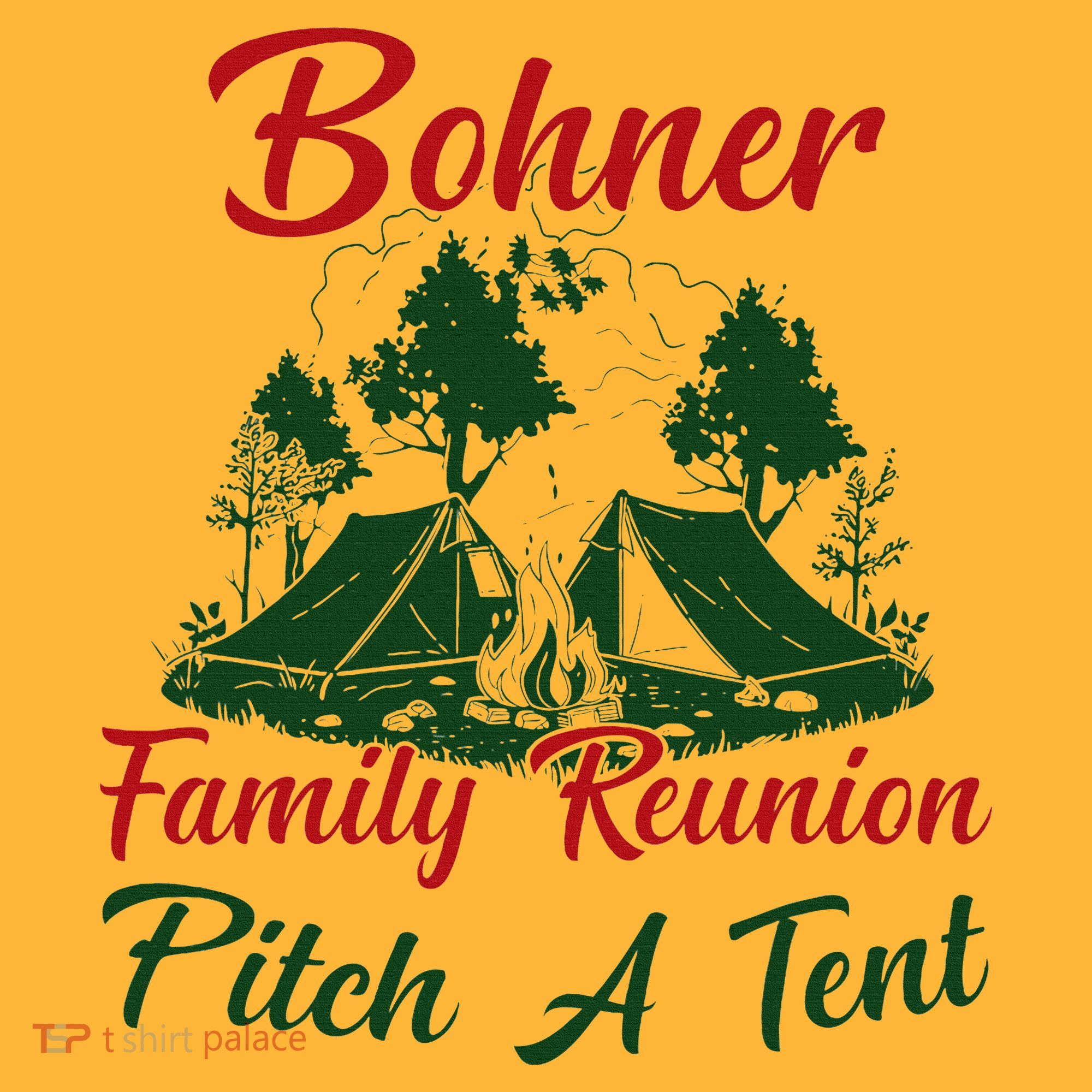 Bohner Family Reunion Pitch A Tent Matching Family Pom Pom 12in Knit Beanie