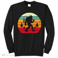Bigfoot Fishing Retro Sunset Sweatshirt thumb 0