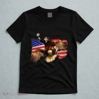 Ben Franklin Riding Eagle Funny July 4th American Flag T-Shirt thumb 5