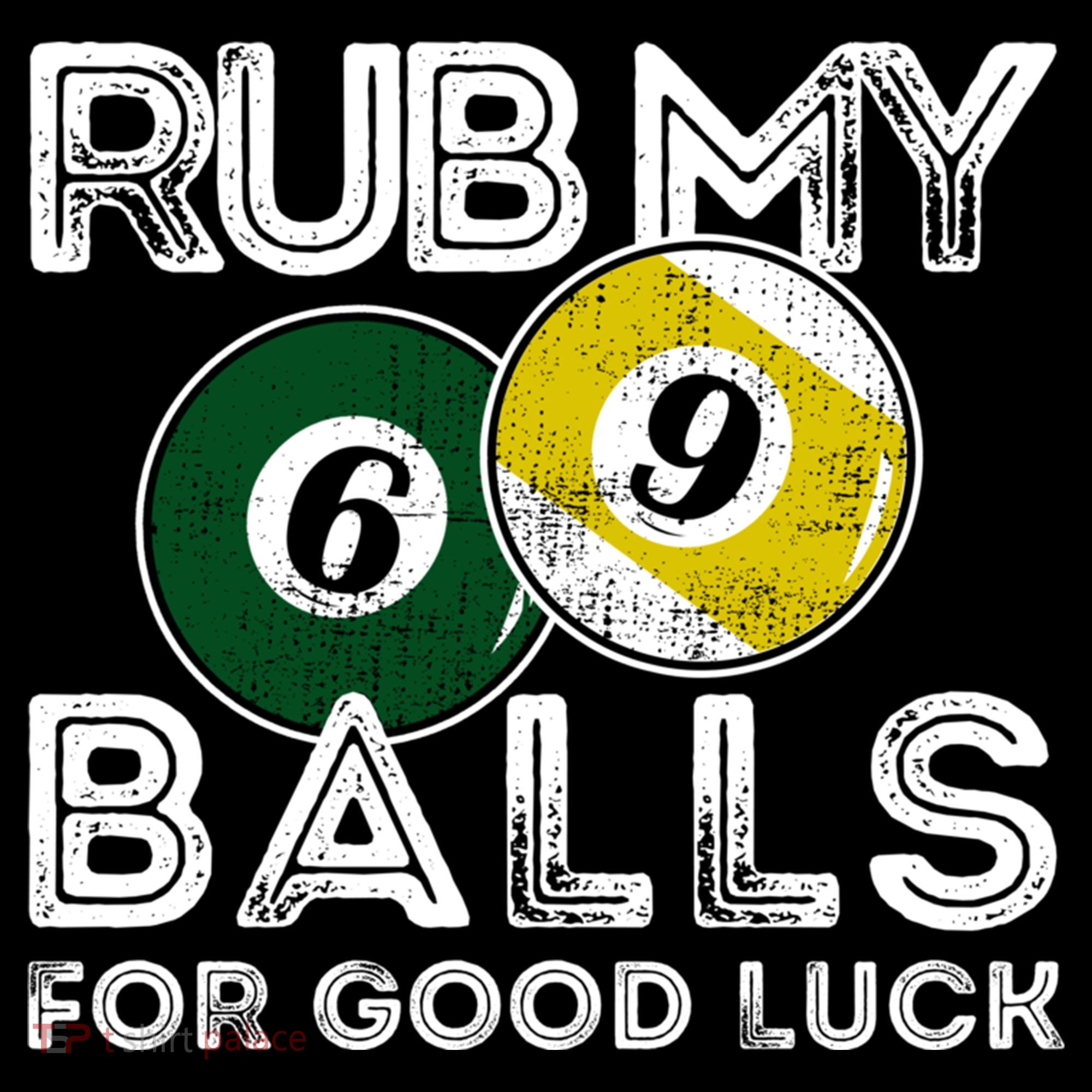 Billiards Funny Rub My Balls For Good Luck Gift Women's Hoodie