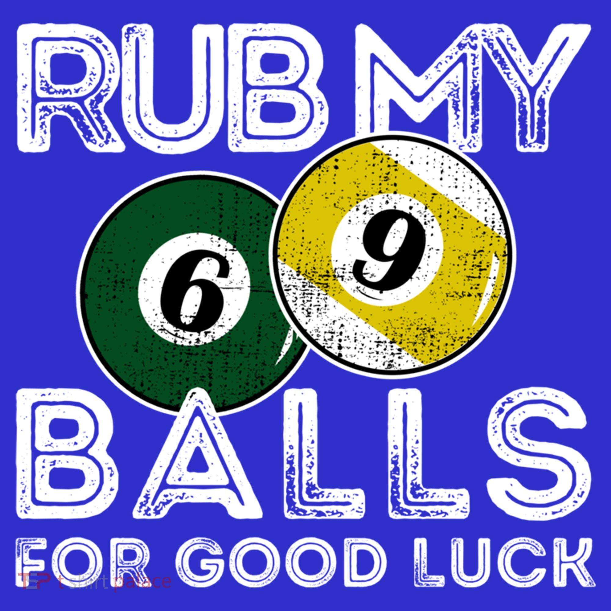 Billiards Funny Rub My Balls For Good Luck Gift Kids Sweatshirt