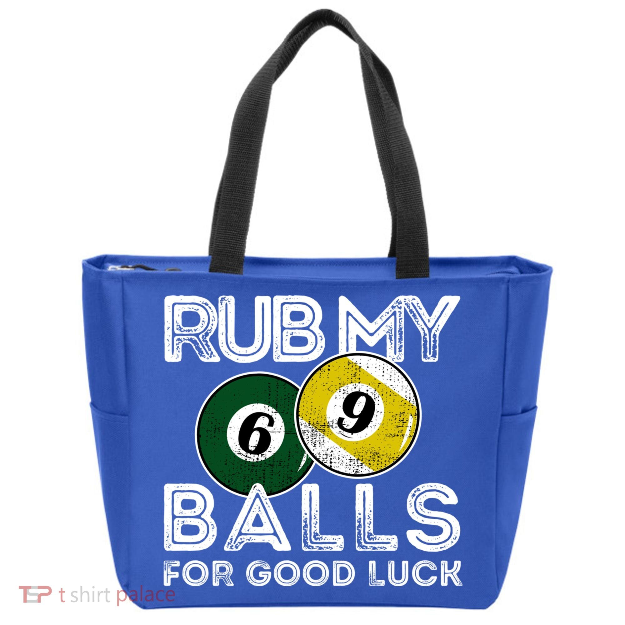 Billiards Funny Rub My Balls For Good Luck Gift Tote Bag