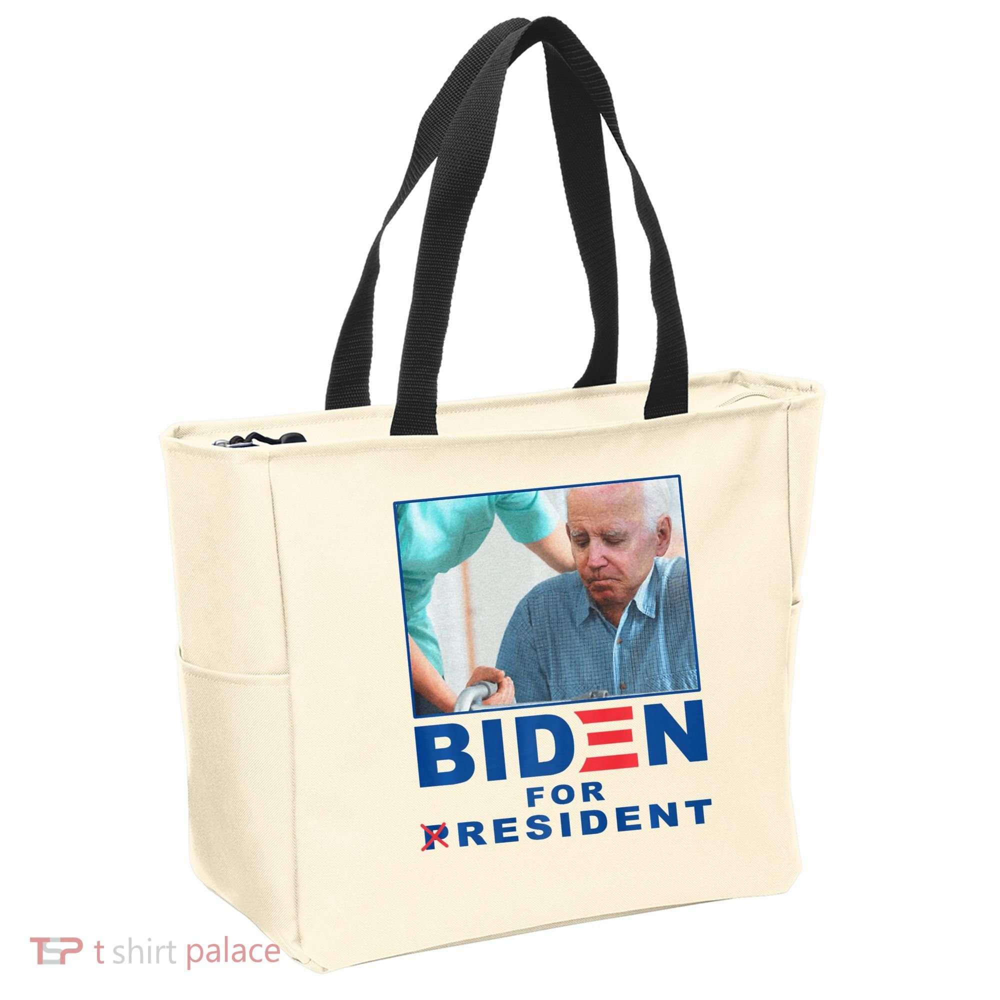 Biden For Resident Funny Biden Nursing Tote Bag