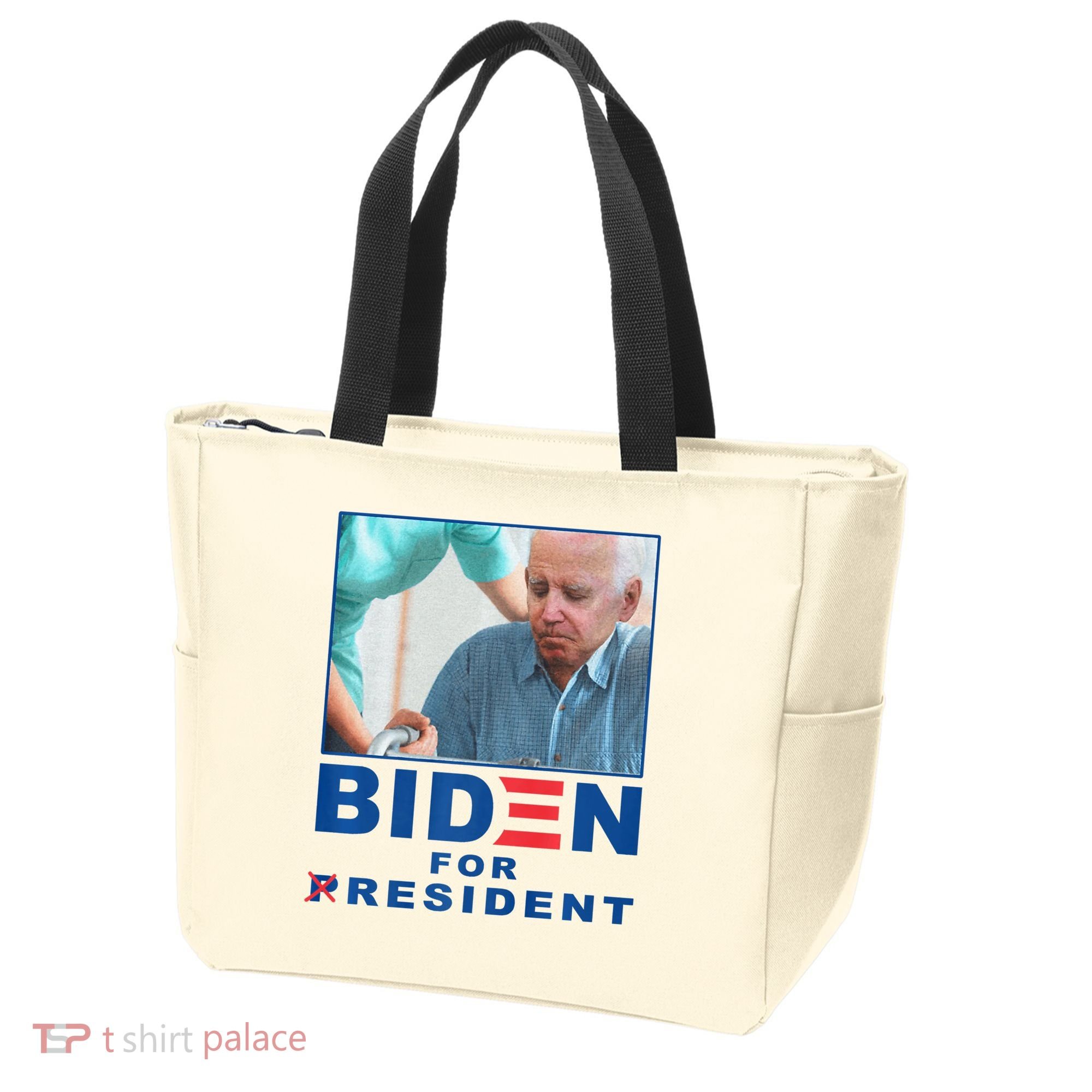 Biden For Resident Funny Biden Nursing Tote Bag