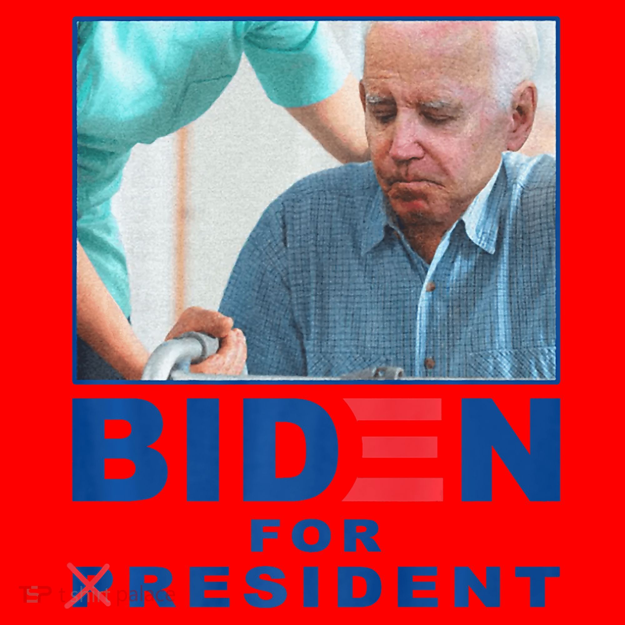 Biden For Resident Funny Biden Nursing Santa Hat