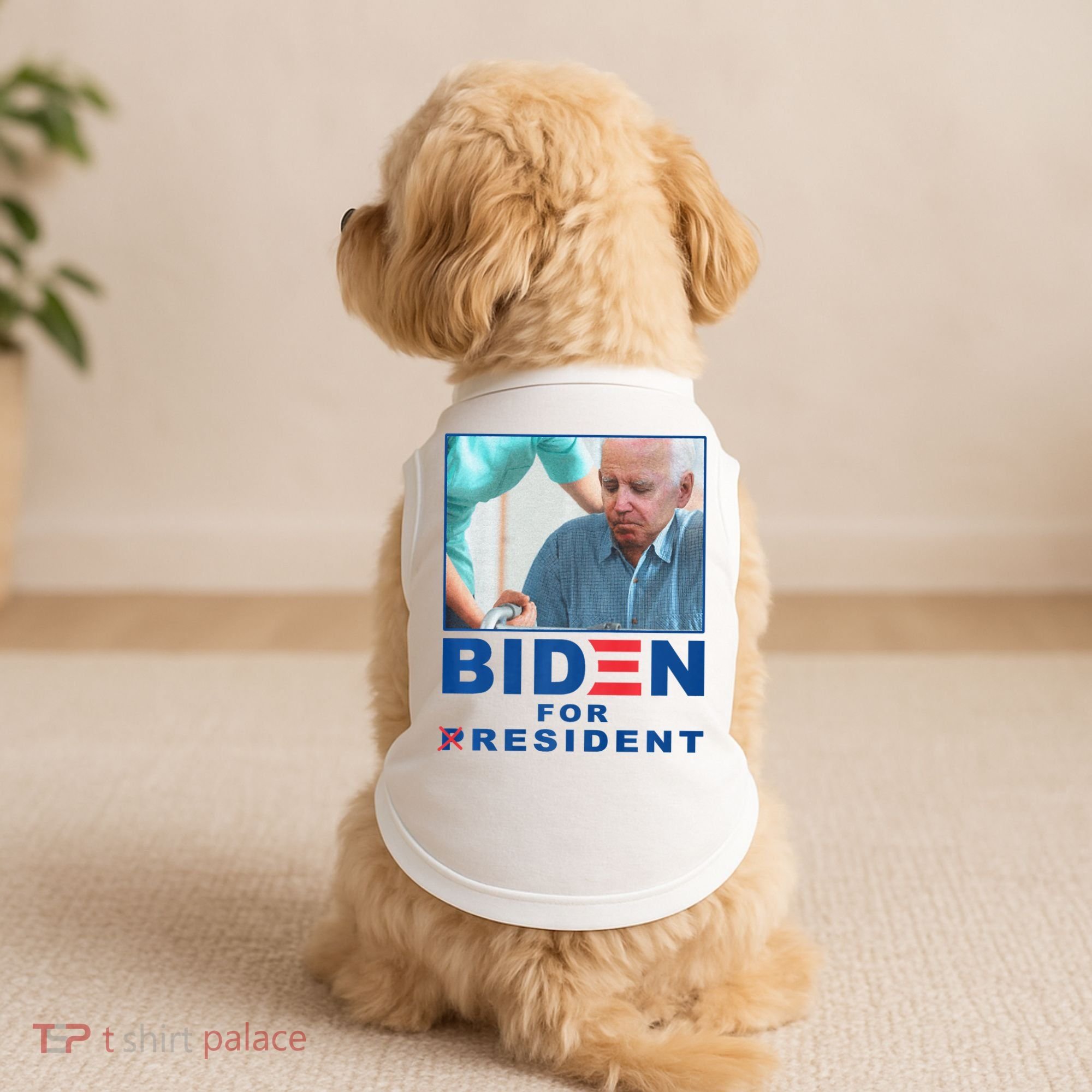 Biden For Resident Funny Biden Nursing Doggie Tank