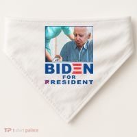 Biden For Resident Funny Biden Nursing USA-Made Doggie Bandana thumb 0