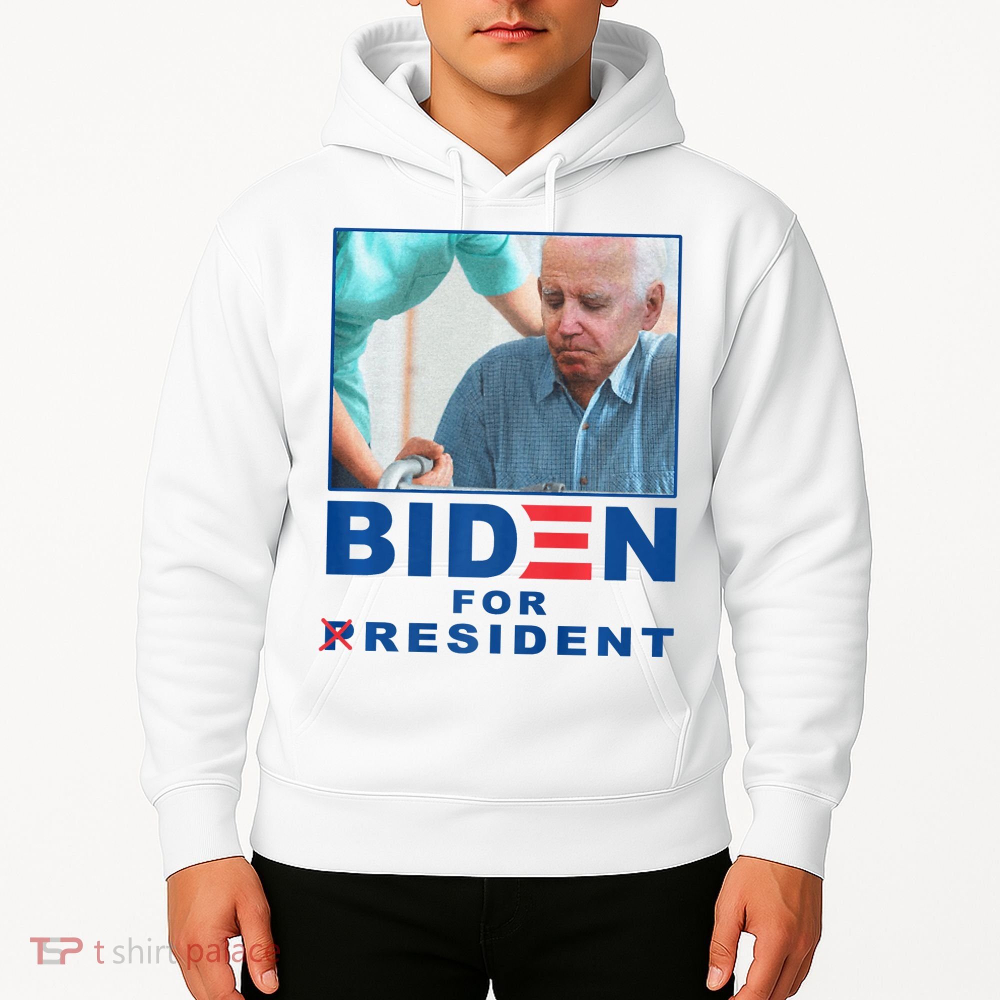 Biden For Resident Funny Biden Nursing Hoodie
