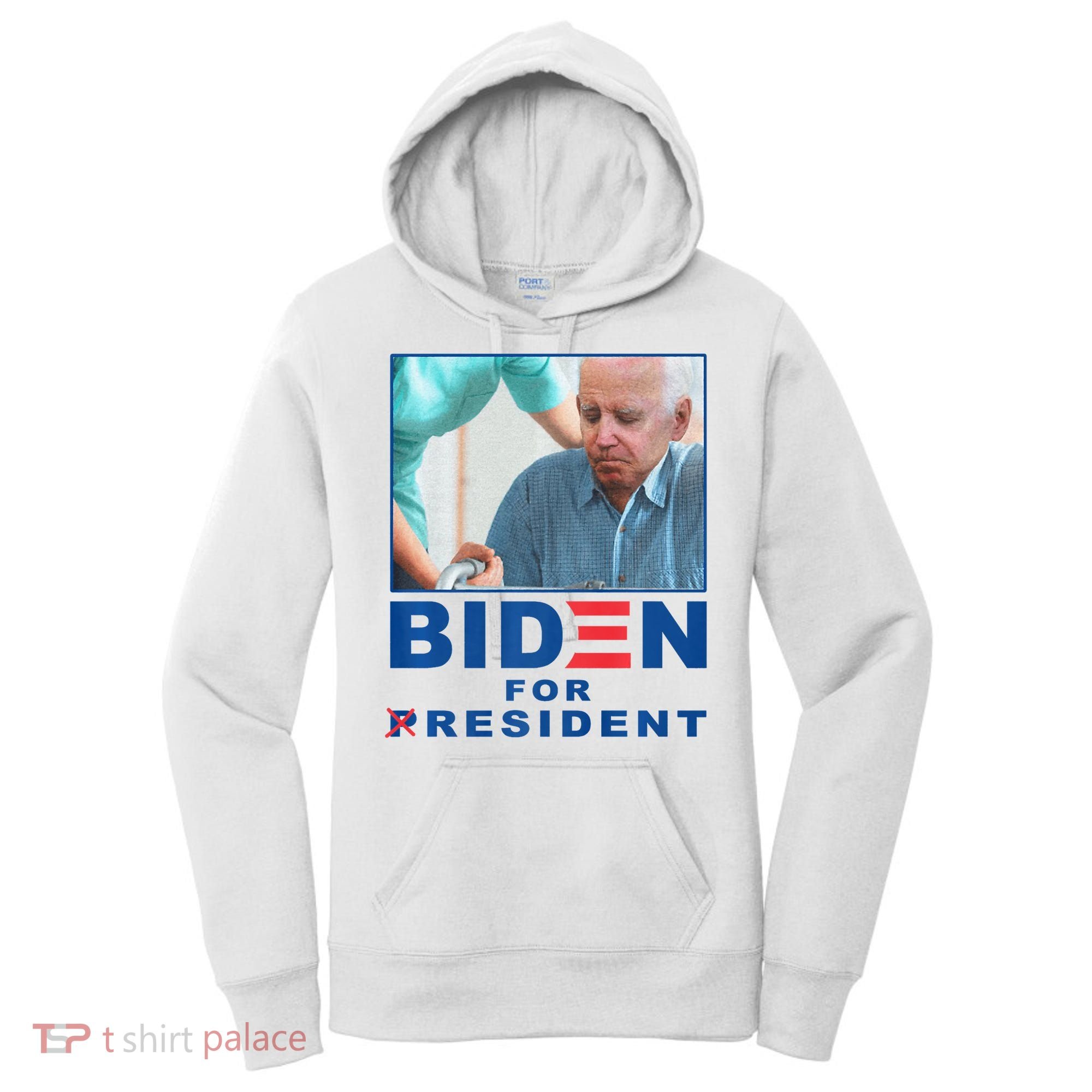 Biden For Resident Funny Biden Nursing Women's Hoodie