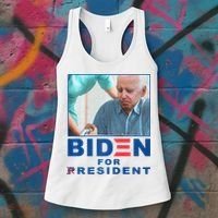 Biden For Resident Funny Biden Nursing Women's Tank Top thumb 3