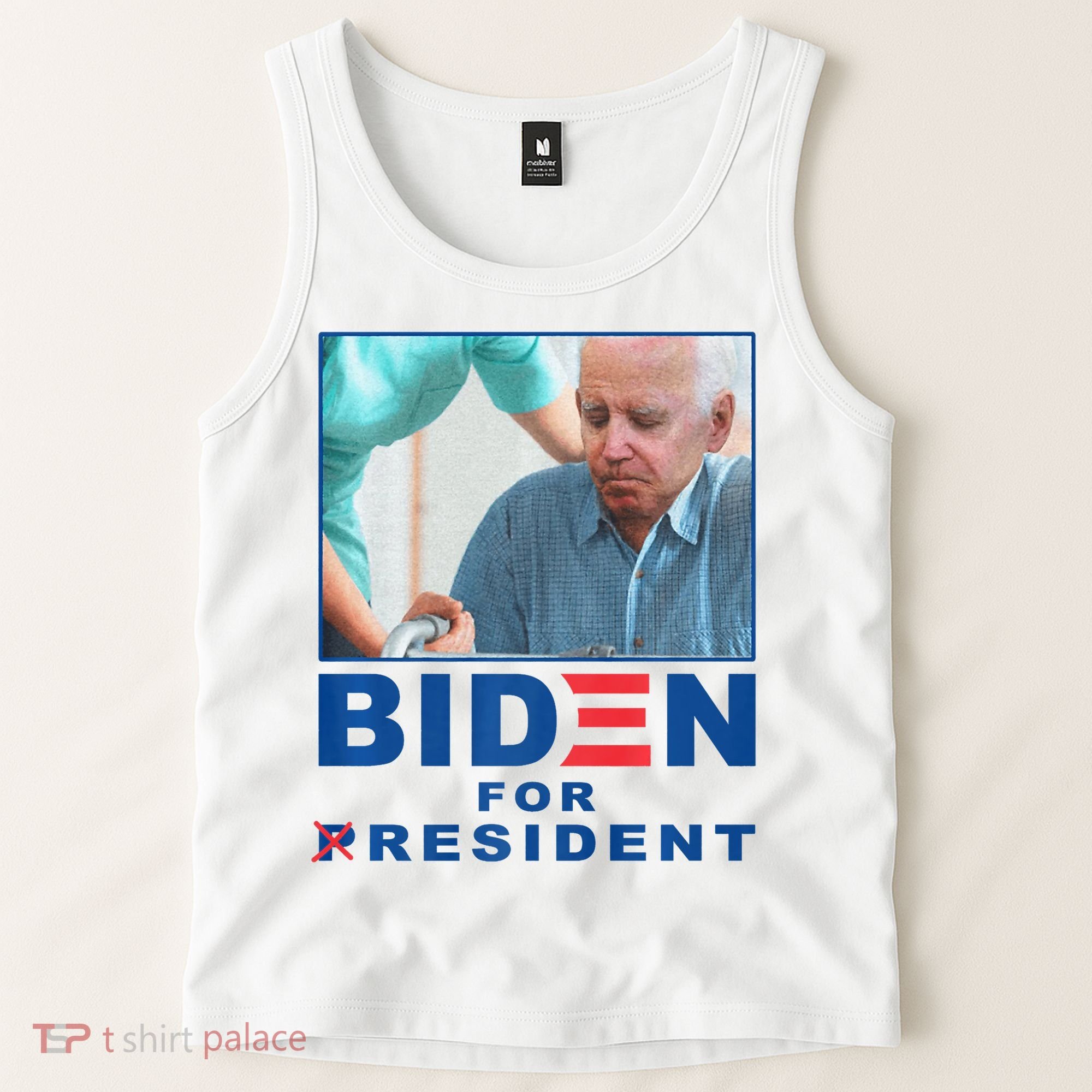 Biden For Resident Funny Biden Nursing Tank Top