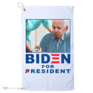 Biden For Resident Funny Biden Nursing Golf Towel