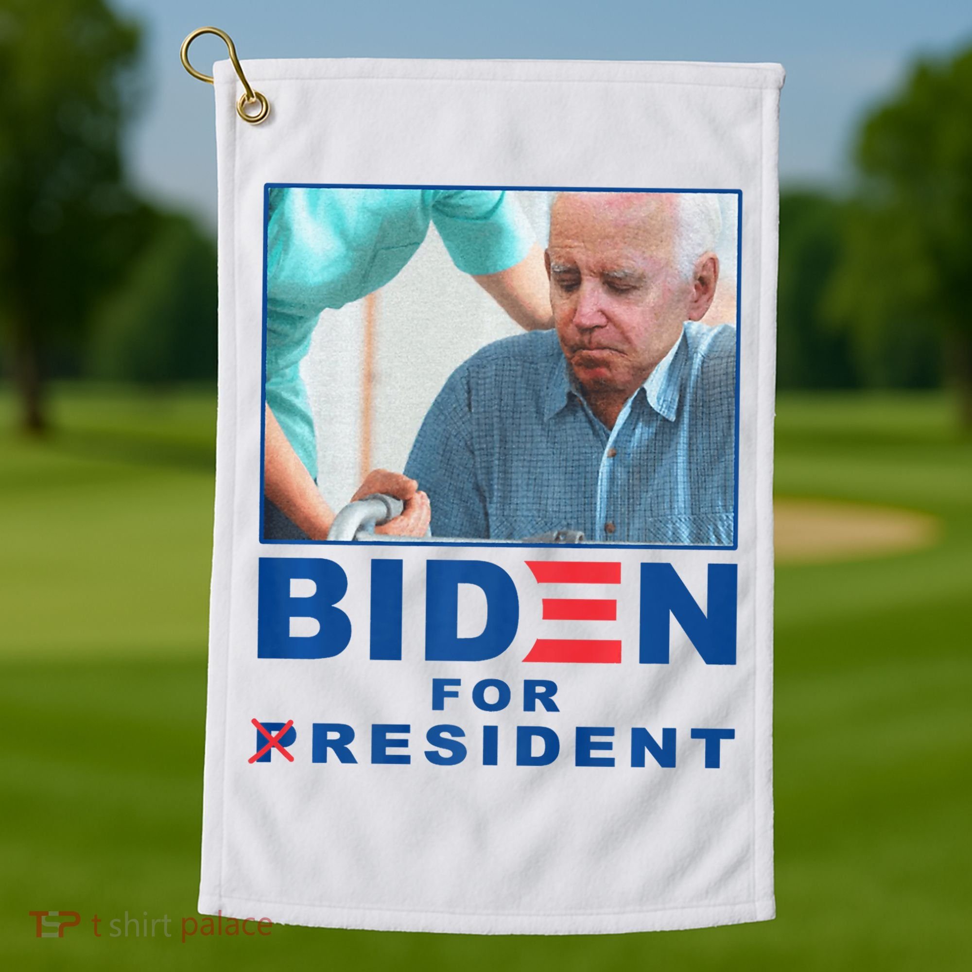 Biden For Resident Funny Biden Nursing Golf Towel