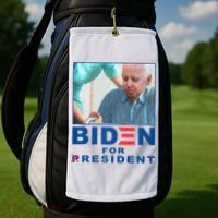 Biden For Resident Funny Biden Nursing Golf Towel thumb 2