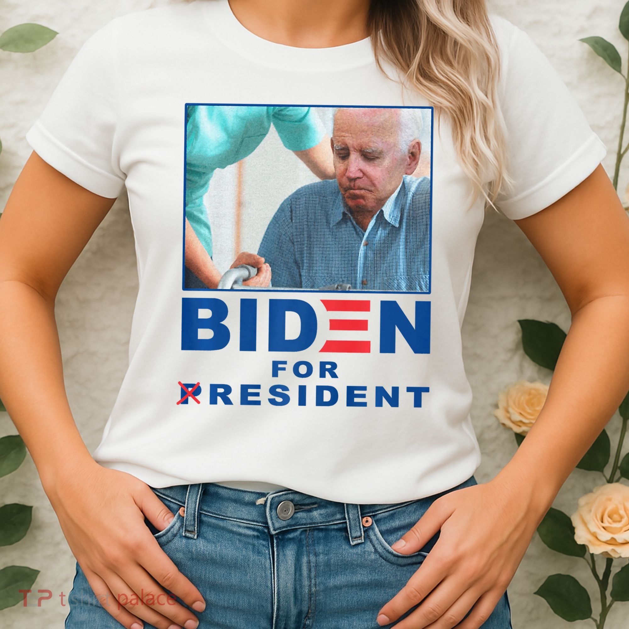 Biden For Resident Funny Biden Nursing Women's T-Shirt