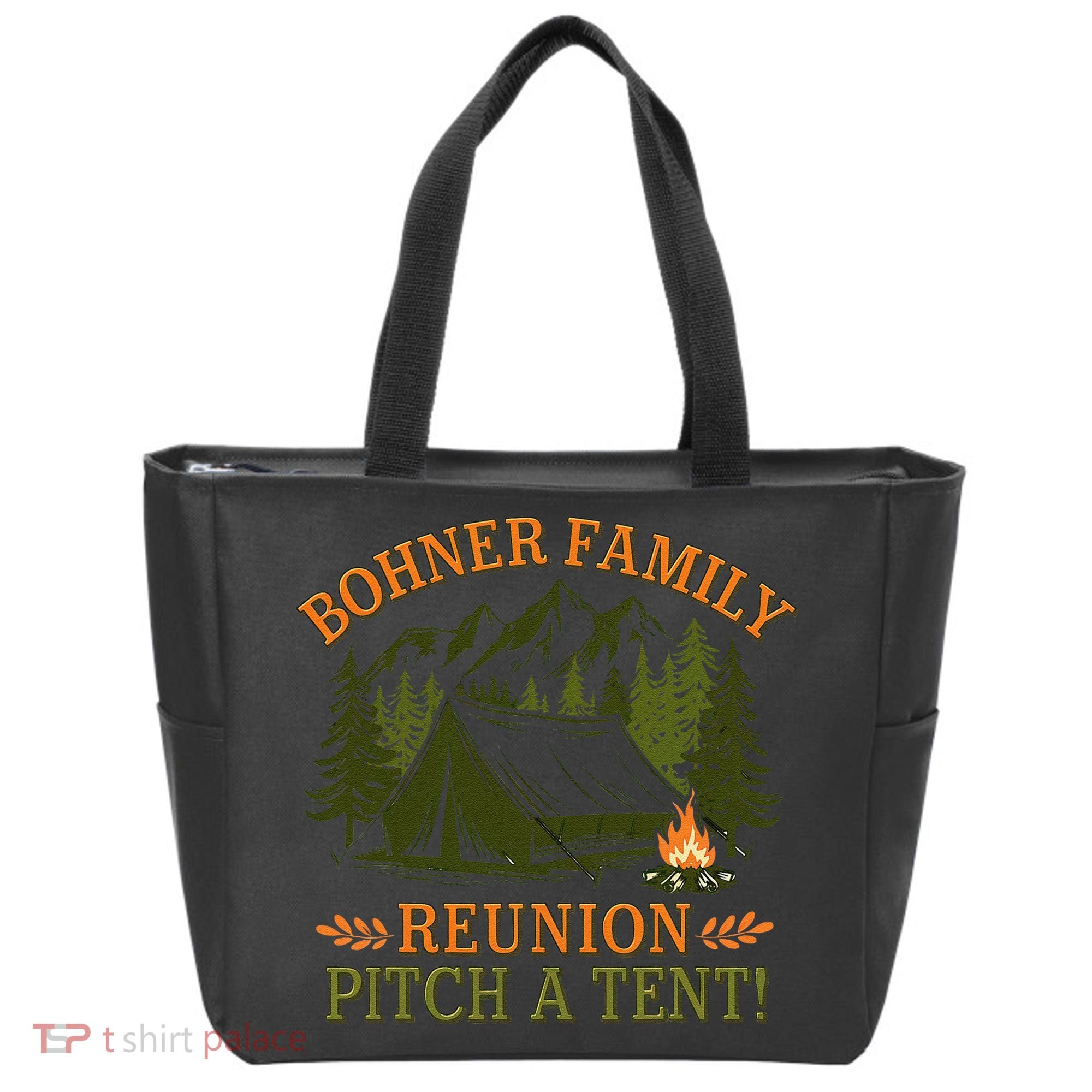 Bohner Family Reunion Pitch A Tent Tote Bag
