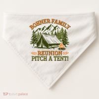 Bohner Family Reunion Pitch A Tent USA-Made Doggie Bandana thumb 0