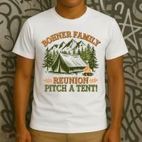 Bohner Family Reunion Pitch A Tent T-Shirt thumb 3
