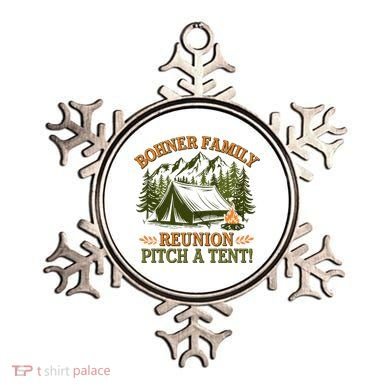 Bohner Family Reunion Pitch A Tent Ornament