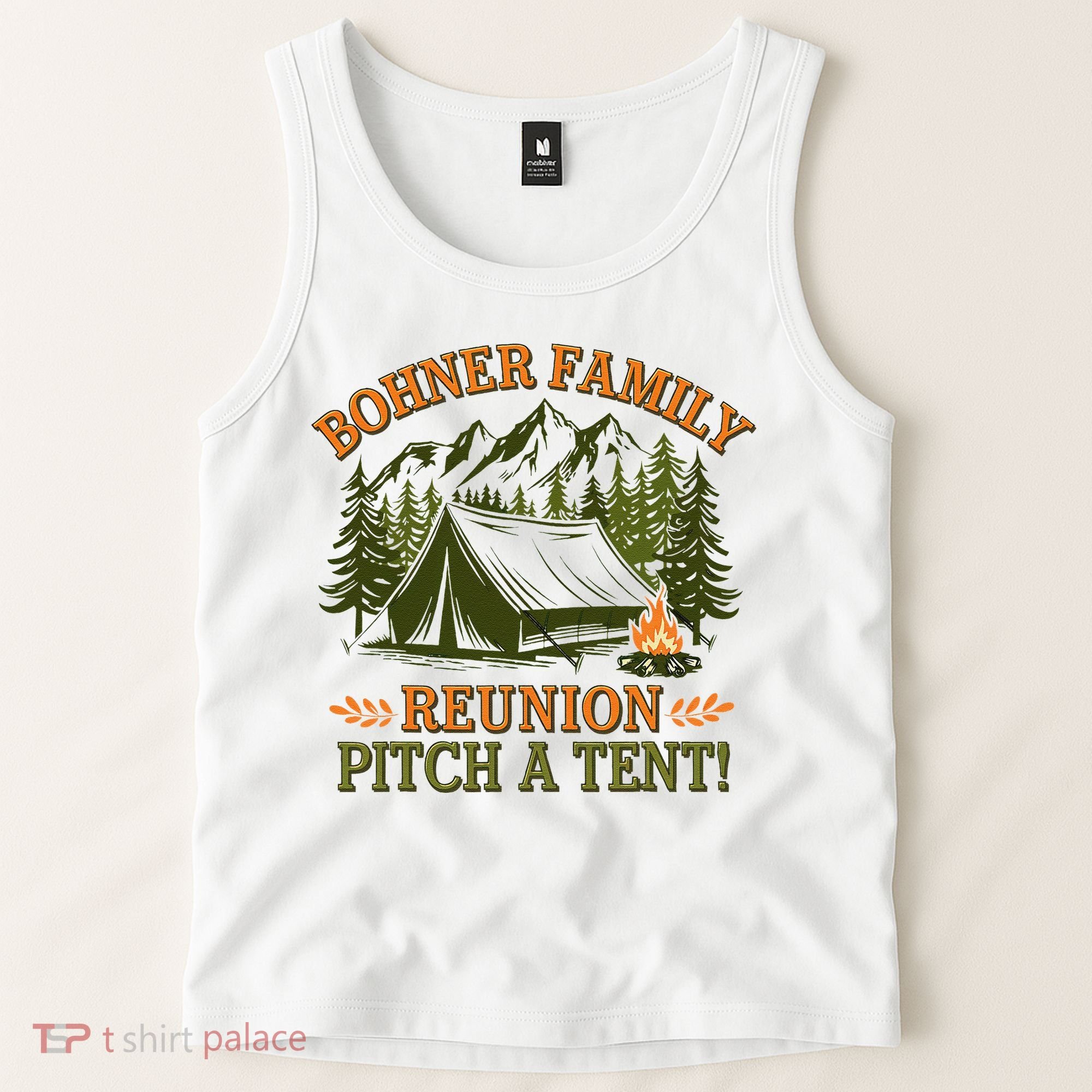Bohner Family Reunion Pitch A Tent Tank Top