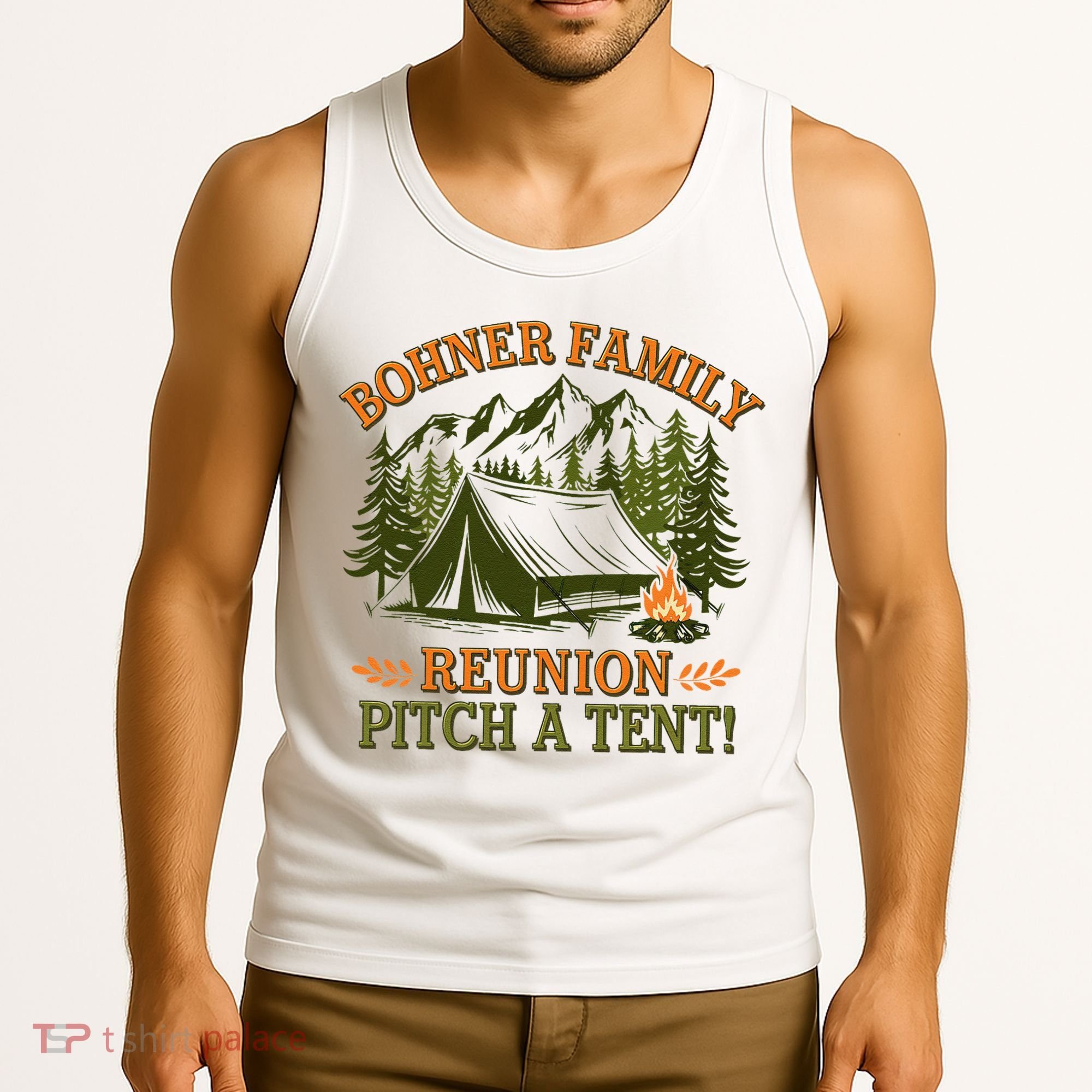 Bohner Family Reunion Pitch A Tent Tank Top