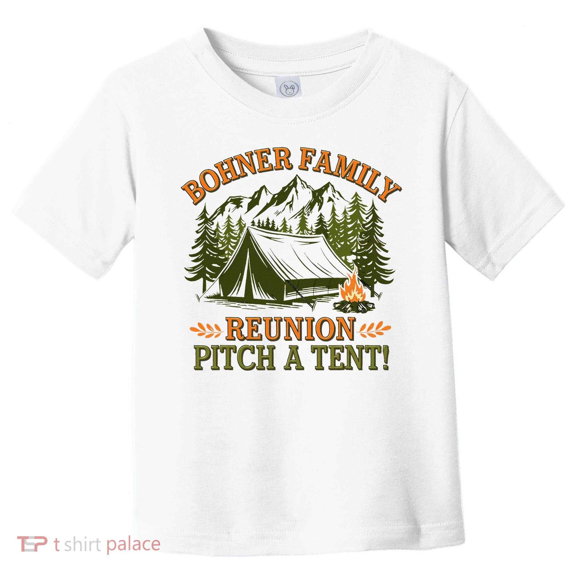 Bohner Family Reunion Pitch A Tent Toddler T-Shirt