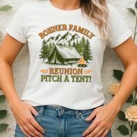 Bohner Family Reunion Pitch A Tent Women's T-Shirt thumb 2