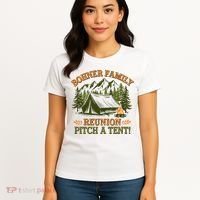 Bohner Family Reunion Pitch A Tent Women's T-Shirt thumb 4