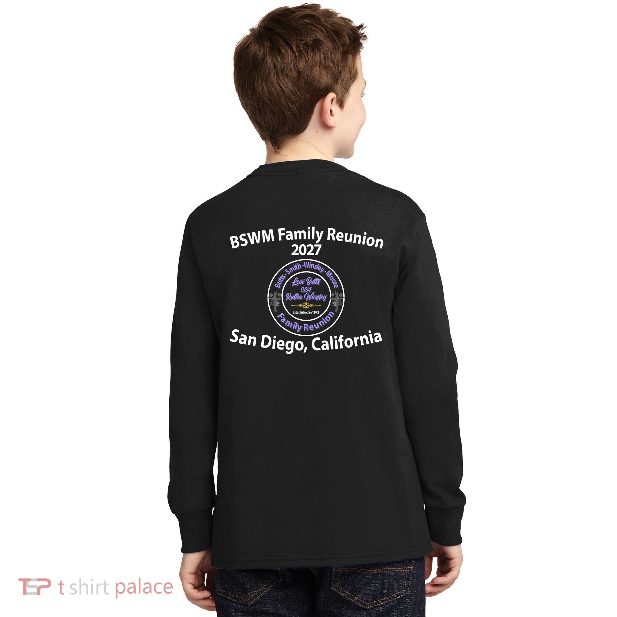 BSWM Family Reunion 2027 Kids Long Sleeve Shirt