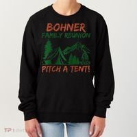 Bohner Family Reunion Pitch A Tent Raglan Gift Women's Sweatshirt thumb 0