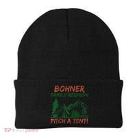 Bohner Family Reunion Pitch A Tent Raglan Gift Beanie thumb 0