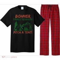 Bohner Family Reunion Pitch A Tent Raglan Gift Pajama Set thumb 0
