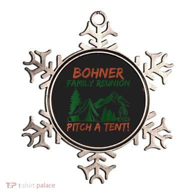 Bohner Family Reunion Pitch A Tent Raglan Gift Ornament