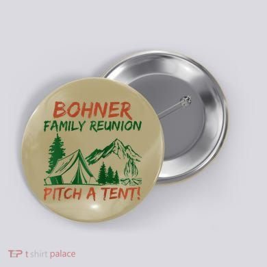 Bohner Family Reunion Pitch A Tent Raglan Gift Button