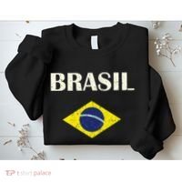 Brasil Flag Retro Soccer Sweatshirt thumb 2
