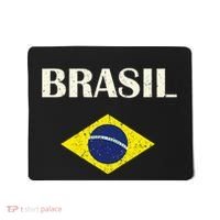 Brasil Flag Retro Soccer Mousepad thumb 0