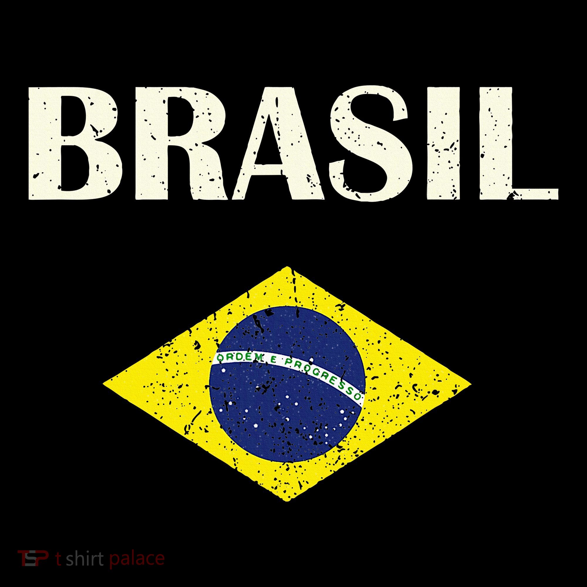 Brasil Flag Retro Soccer Mousepad