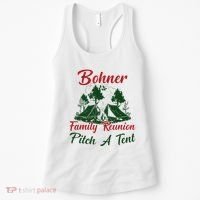 Bohner Family Reunion Pitch A Tent Matching Family Camping Women's Tank Top thumb 0