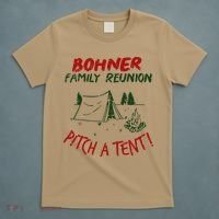 Bohner Family Reunion Pitch A Tent Family Matching T-Shirt thumb 5