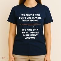 Bassoon Funny Smart People Bassoon Player T-Shirt thumb 4