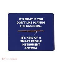 Bassoon Funny Smart People Bassoon Player Mousepad thumb 0