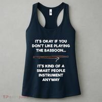 Bassoon Funny Smart People Bassoon Player Women's Tank Top thumb 3
