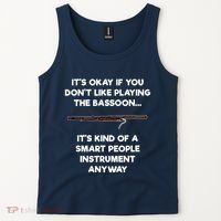 Bassoon Funny Smart People Bassoon Player Tank Top thumb 2